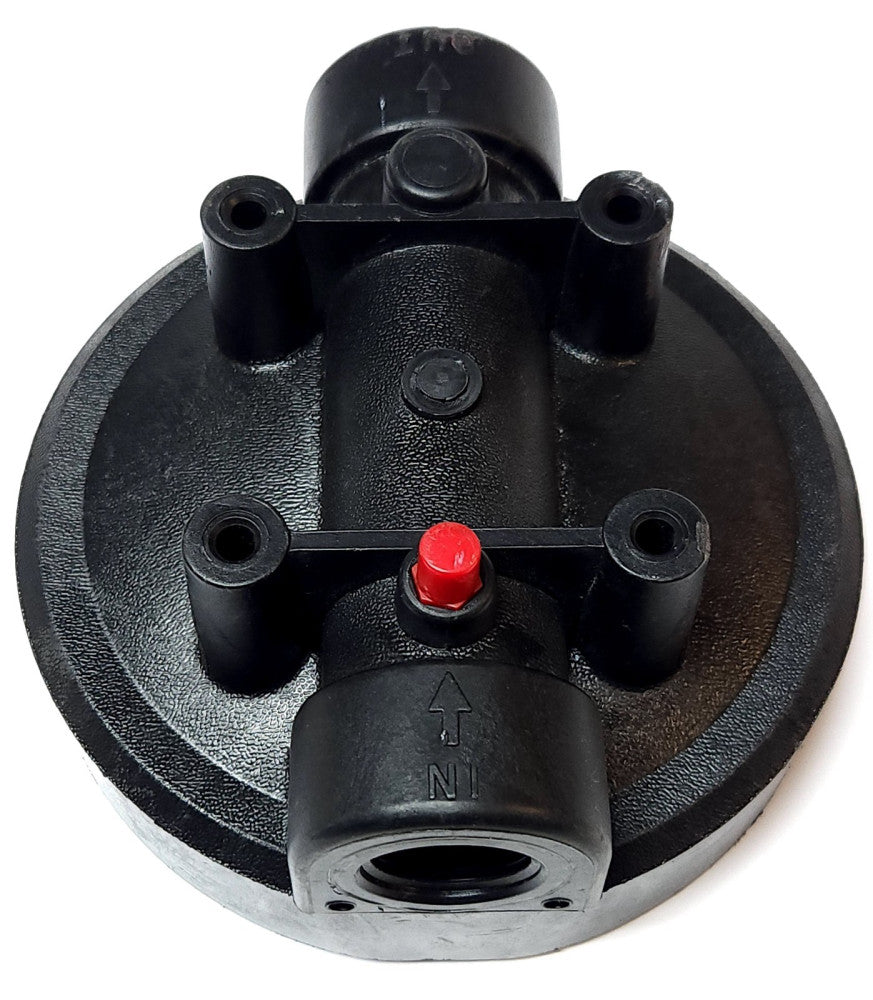 PENTEK GEEKPURE 6" Filter Housing CAP Water Flow Inlet Outlet 1.5" NPT