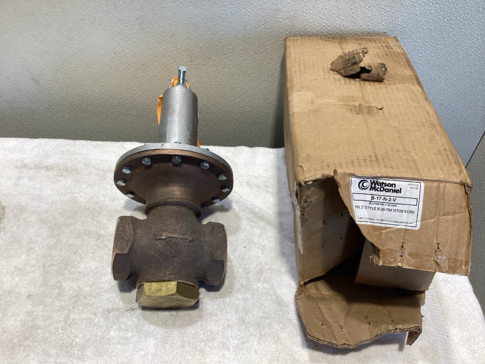 Watson McDaniel B-17-N-2-V Pressure Regulating Valve. 2",  20-70 psi