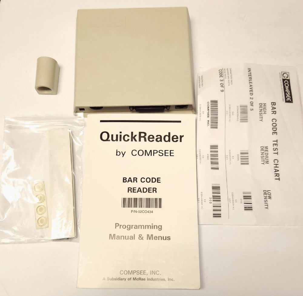 COMPSEE INC Model QR 2100 QUICK Reader BAR CODE READER