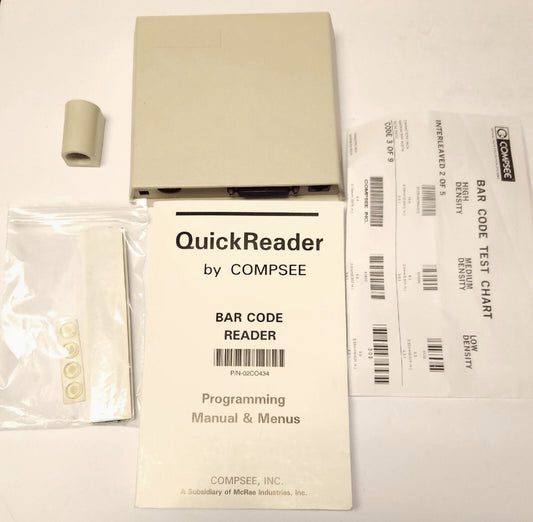 COMPSEE INC Model QR 2100 QUICK Reader BAR CODE READER