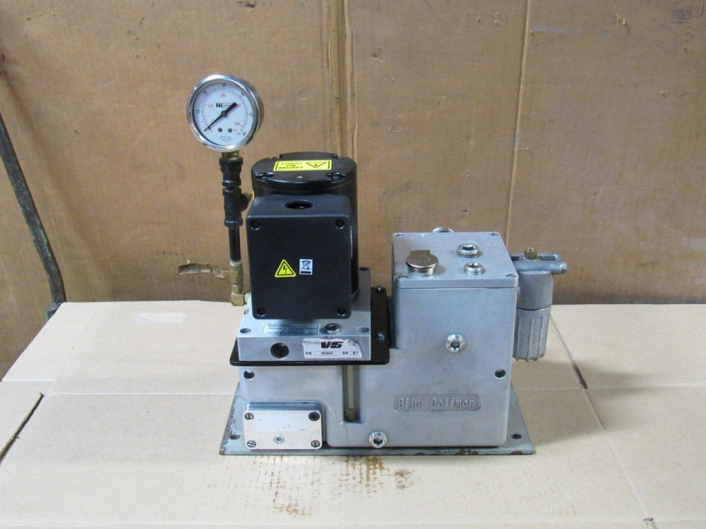 Bijur Lubricator Gear Pump 60443 V5 36400 38W 115Vac 1 Ph 1445/1745Rpm - used