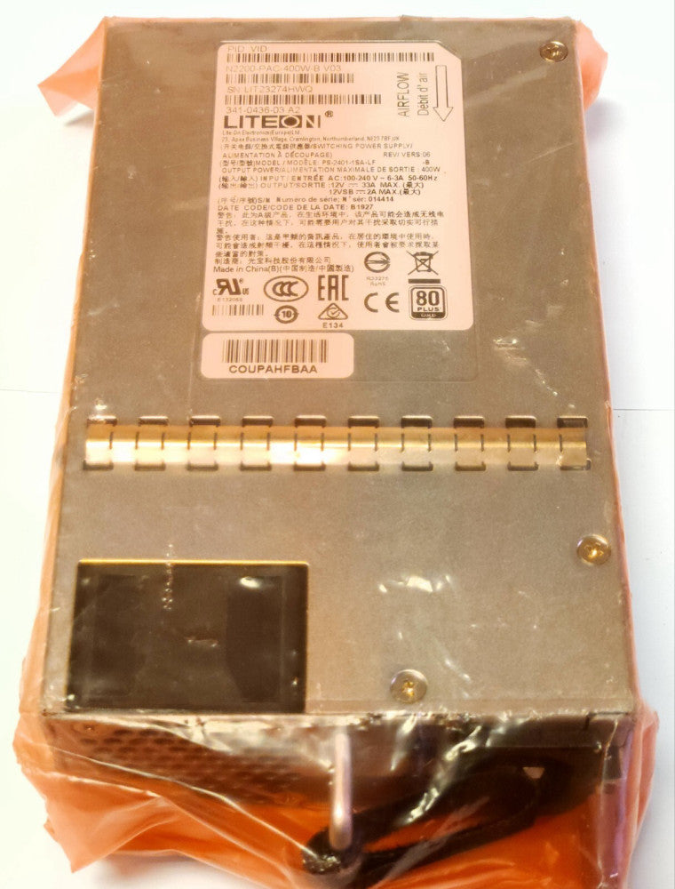 SEALED CISCO N2200 PAC 400W B V03 Model CPN NEXUS AC POWER Supply LITEON COUPAHF