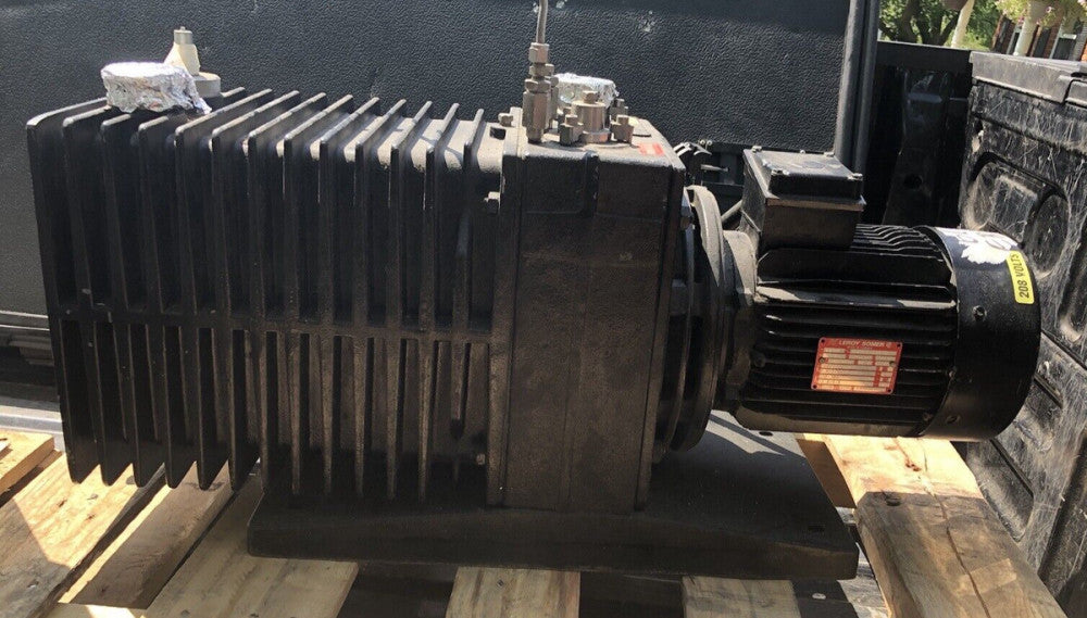 Alcatel 2063CP+ Rotary Vane Vacuum Pump 3HP, Used