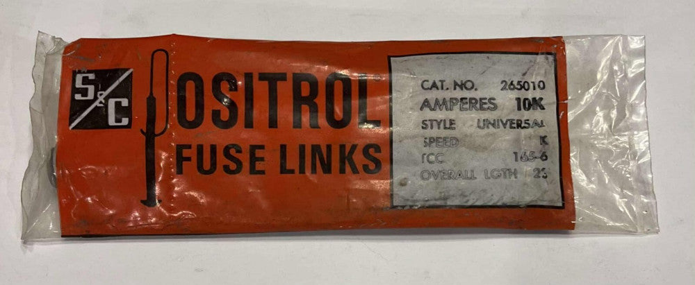 S & C FUSE LINKS 265010 Universal Fuse Speed K