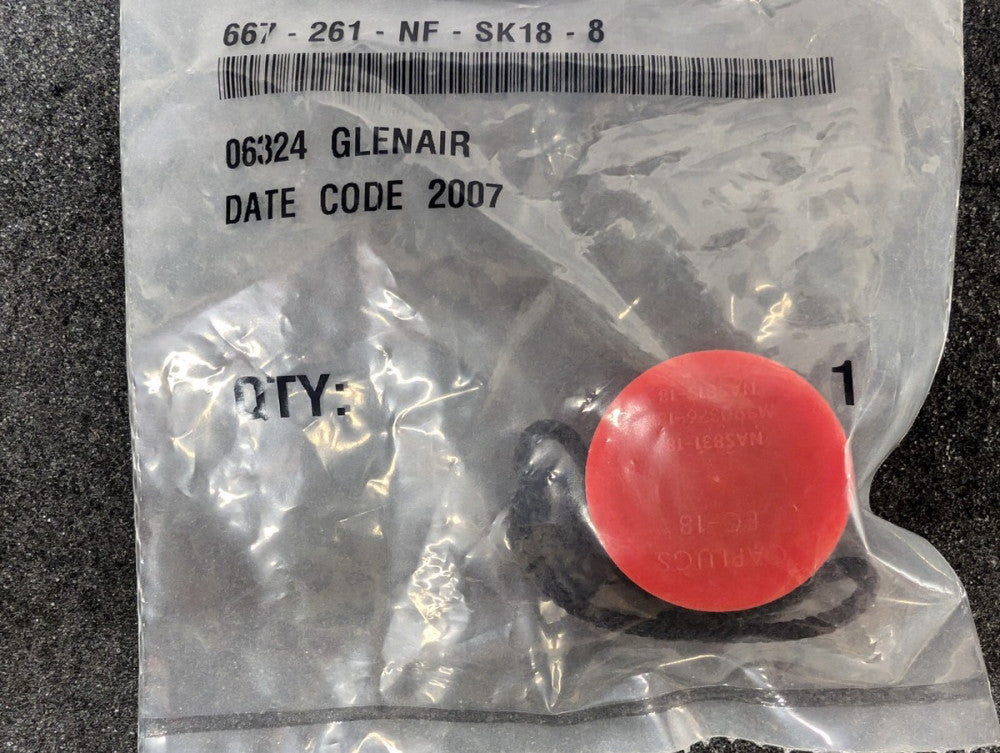 New, Glenair, 667-261-NF-SK18-8, PROTECTIVE COVER