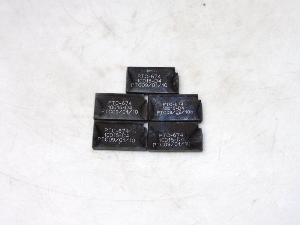 Peterson Tool PTC-674-10015-D4 Carbide Inserts Lot of 5