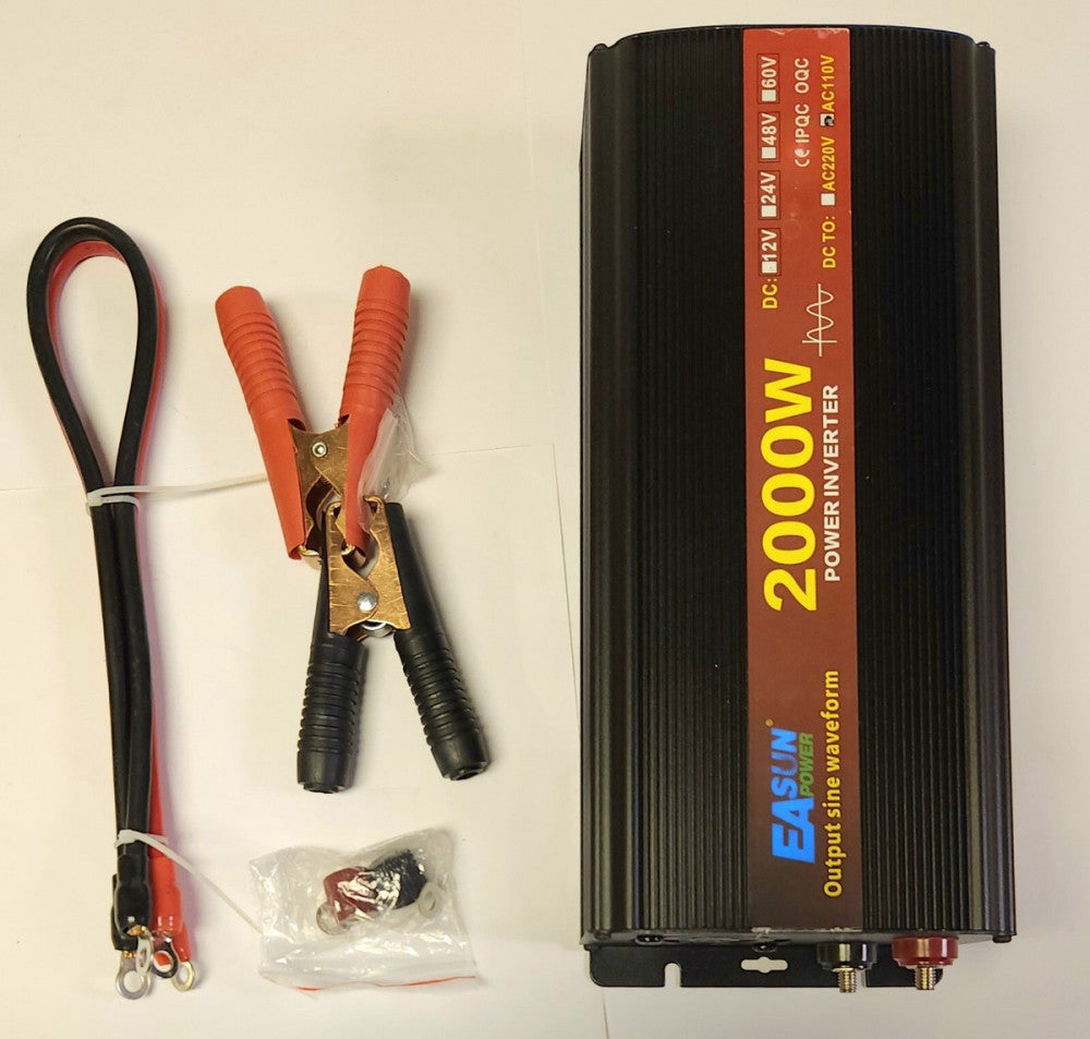 EASUN POWER 2000W-12V-110V 2000 Watt Power Inverter Digital Display CAR Auto