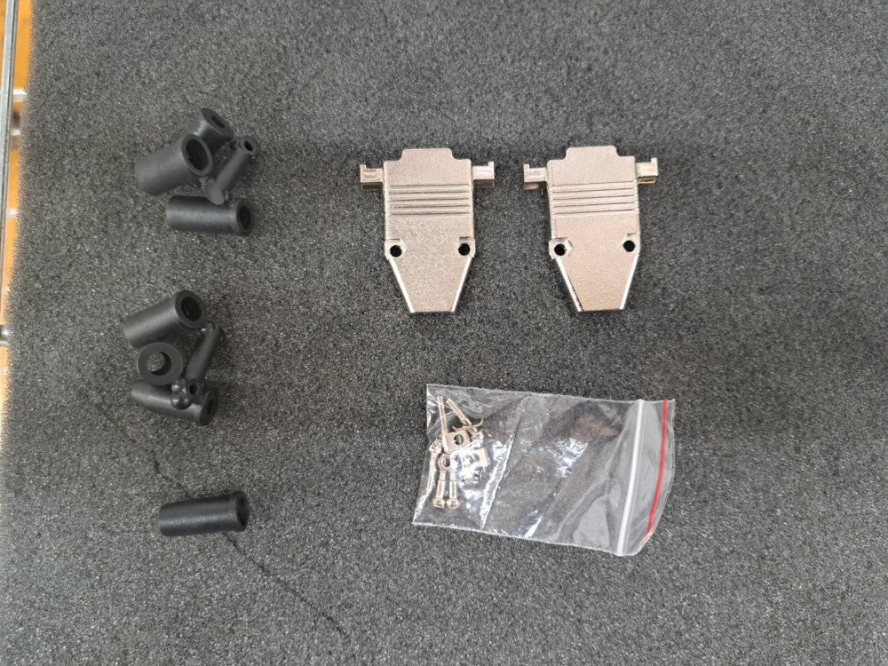 New, Norcomp, 979-015-030R121, CONN BACKSHELL 15POS 180DEG SHLD - Lot of 4pcs!