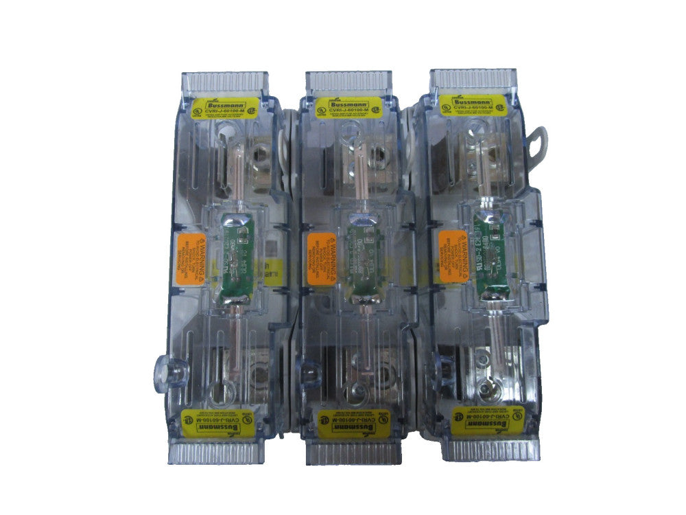 Bussmann JM60100-1CR Fuse Block Module Holder 100A 600V CVRI-J-60100-M