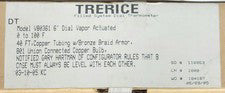 H.O TRERICE MODEL V80361 Vapor Actuated 6" DIAL Thermometer 0 to 100°F 40' Braid