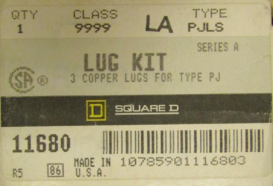 SQUARE D 9999 PJLS CU Copper Lug Terminals PJ SJ Breaker Starter 9999-PJLS LA