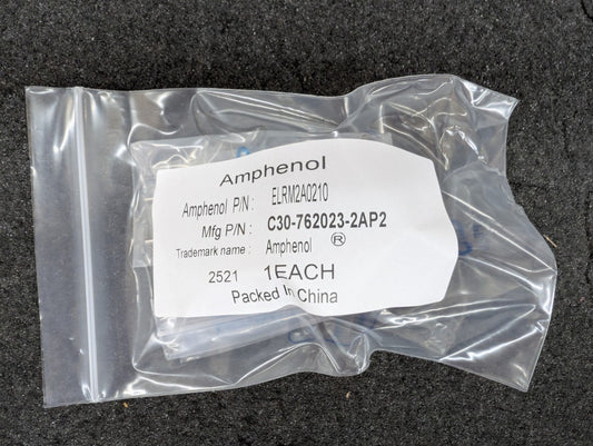 New, Amphenol, ELRM2A0210, EPOWERLITEMINI 2WAYRECEPTACLE FO - Lot of 5pcs