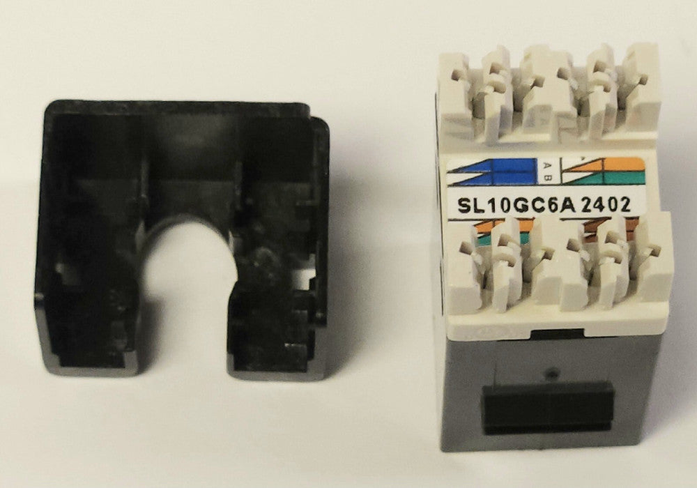 COMMSCOPE SL10G BLK 24 NETCONNECT SL10GC6A 2402 SL Series Modular JACK RJ45 CAT6