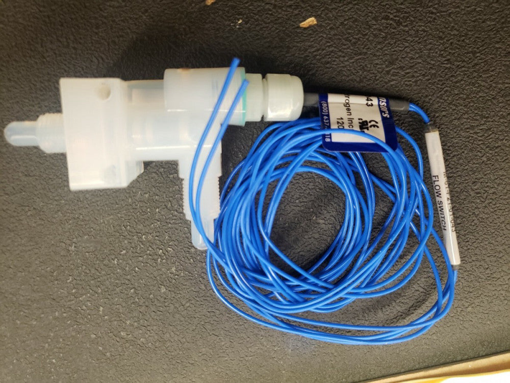 NEW-OPEN BOX, ,ALEMA, M-61-F21-01-043, Flow Switch, PFA 1/4" Flare, SPST N.O.