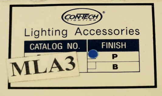 CON-TECH Lighting MLA3 MLA-3 TRACK Lighting Flexible Cable