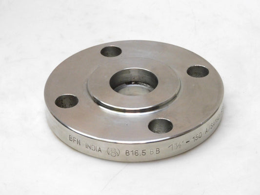 BFN 1-1/2" Socket Weld 150 Raised Face F304/304L Stainless Pipe Flange 4-bolt