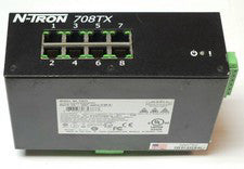 N-TRON 708TX DIN RAIL MODEL 708TX 8 Port Managed Ethernet Switch 10-30 VDC