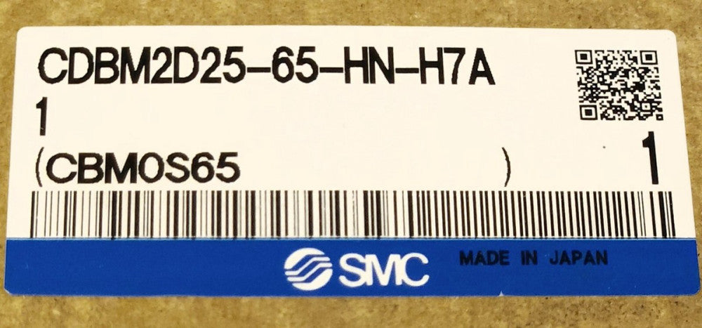 SMC CDBM2D25 65 HN H7A1 Pneumatic CYLINDER Actuator Valve 2E1 1GB