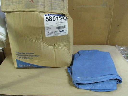 NEW LOT OF 22 KLEEN GUARD A20 DISPOSABLE HOODED BLUE COVERALLS 58515 2XL