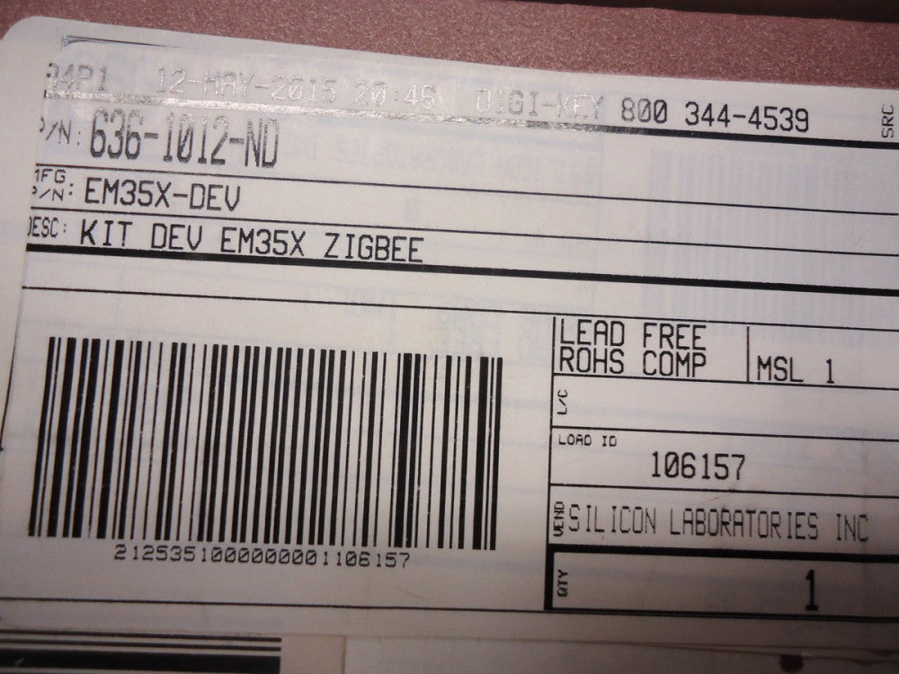 EM35X-DEV Silicon Labs KIT DEV EM35X ZIGBEE USED!