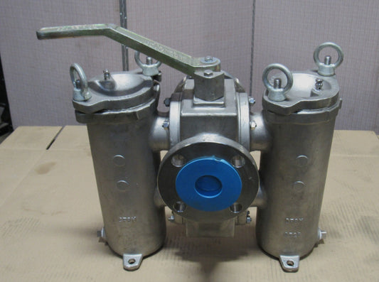Titan 2" 4 Bolt Flanged SS Stainess Dual Duplex Basket Strainer 23052018 27C2