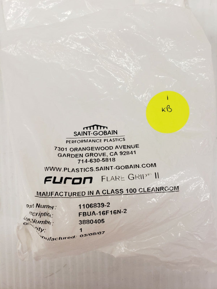 NEW, SAINT-GOBAIN, FBUA-16F16N-2, 1" Fuse Bond Adapter x 1" Flare
