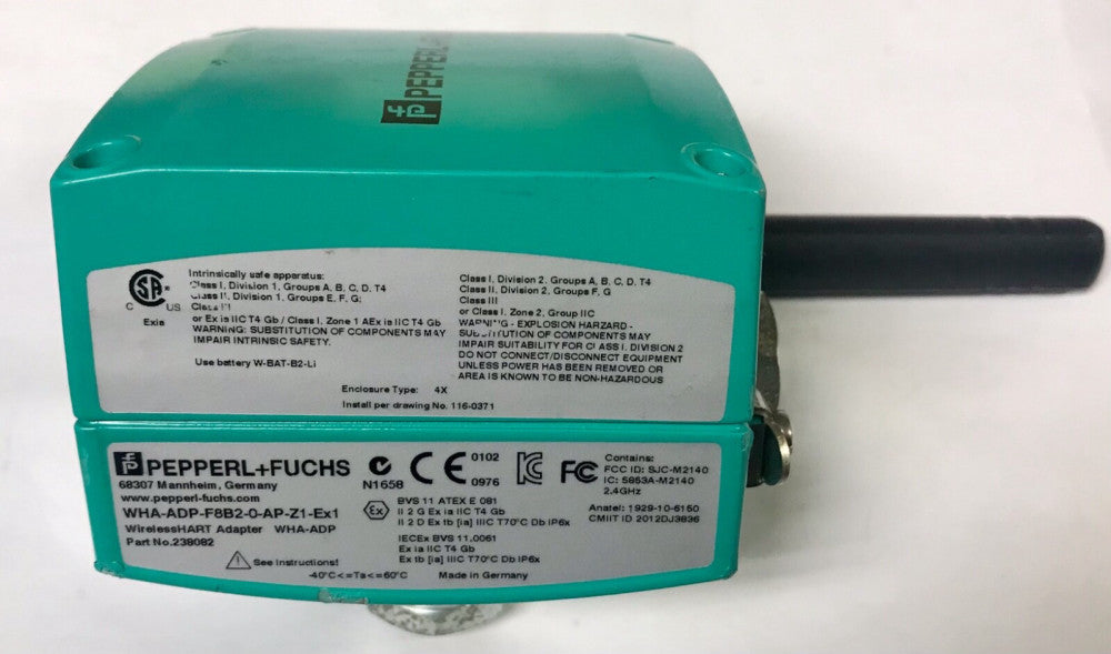PEPPERL FUCHS WHA ADP F8B2 0 AP Z1 EX1 WIRELESS HART Adapter WHA-ADP 238082