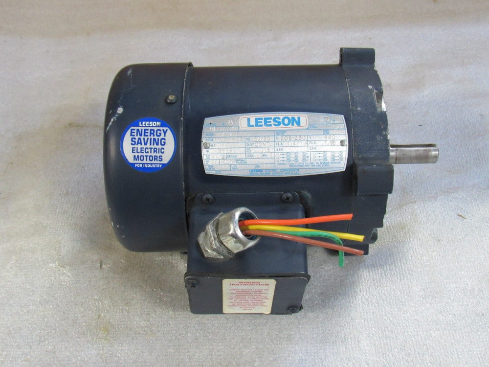 BALDOR RELIANCE MOTOR M3541 34A61-255 230/460V 3PH .75 HP 56 FRAME 3450RPM