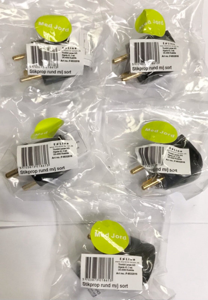 LOT OF (5) E LINE DKP 504 Intertek 16/250 Plug 2300W-3680W 10-16AM Power Adapter