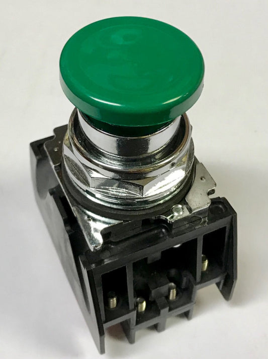 EATON 10250T711G GR1 Green Mushroom Head Pushbutton Momentary 2 NO 2 NC 10250TD2