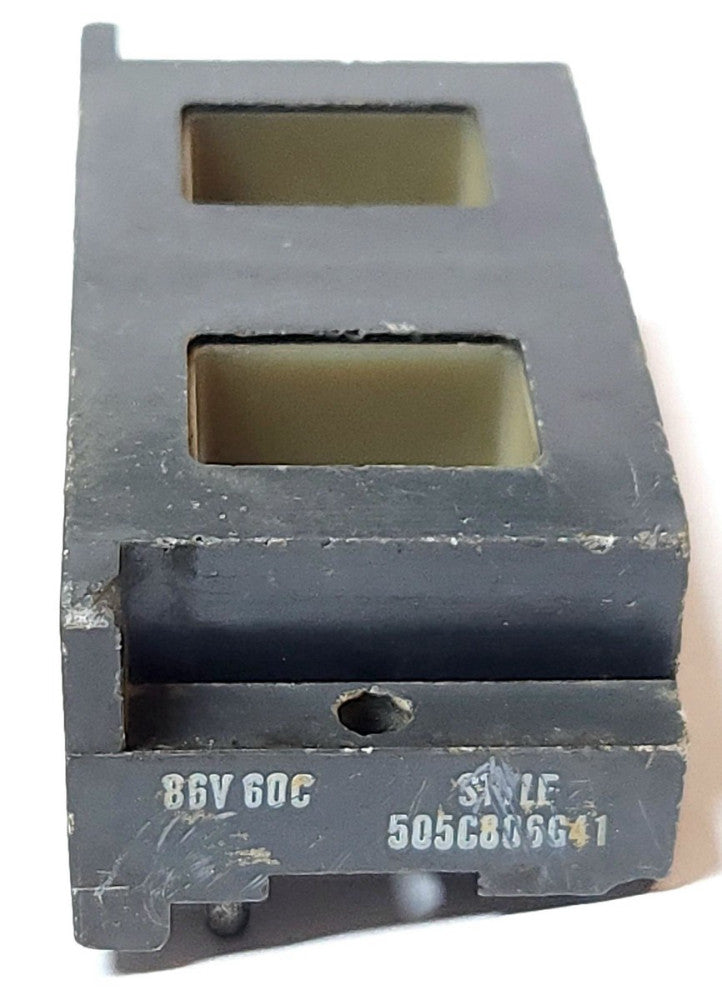 WESTINGHOUSE CUTLER HAMMER 505C806G41 Size 00 0 1 and 2 86 Volt 60 Hertz Coil