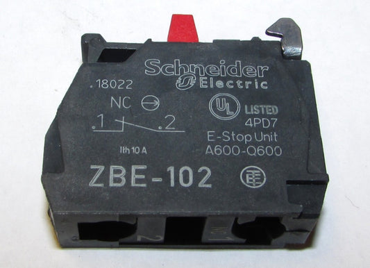GROUPE SCHNEIDER TELEMECANIQUE ZBE 102 NC Push Button Contact Block ZBE102