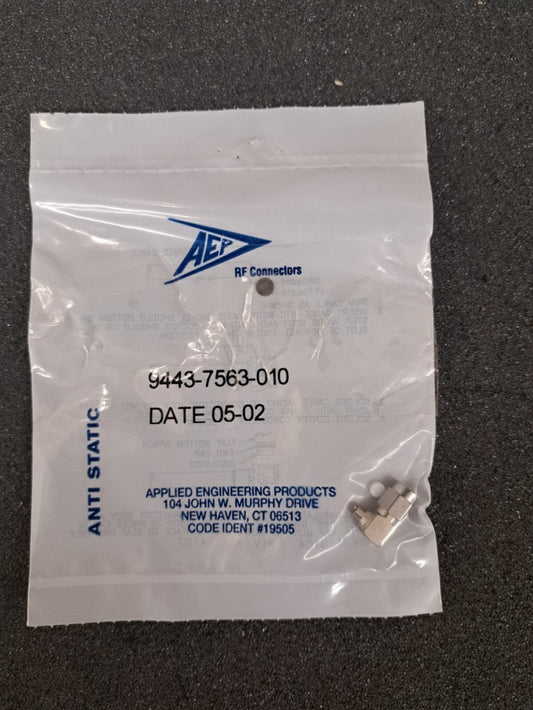 New, AEP, 9943-7563-010, SMA / RIGHT ANGLE PLUG MALE SOLD