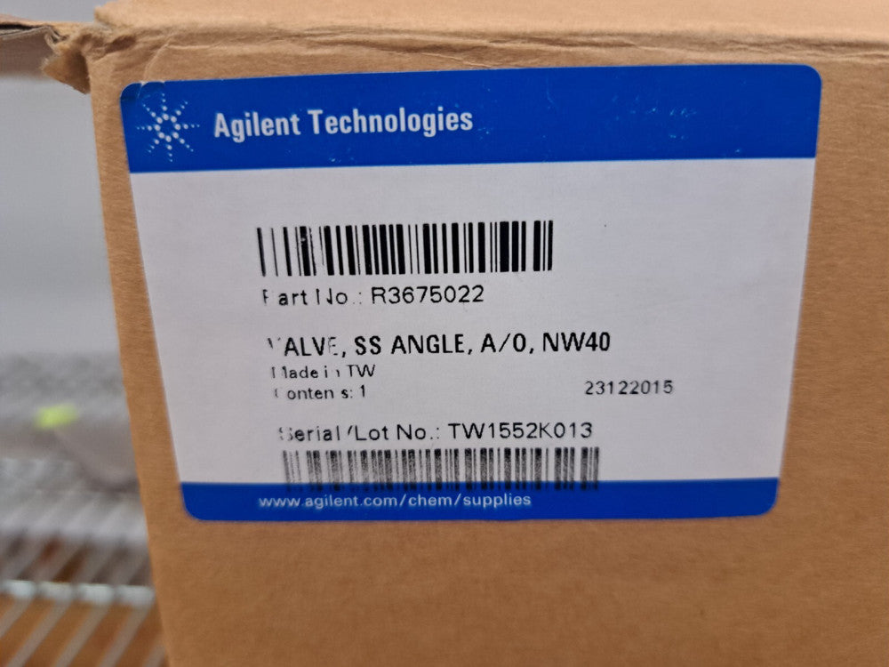 Used, Agilent, R3675022, X3200 || VALVE, 1 1/2in, RA, KF, A/O, NW40