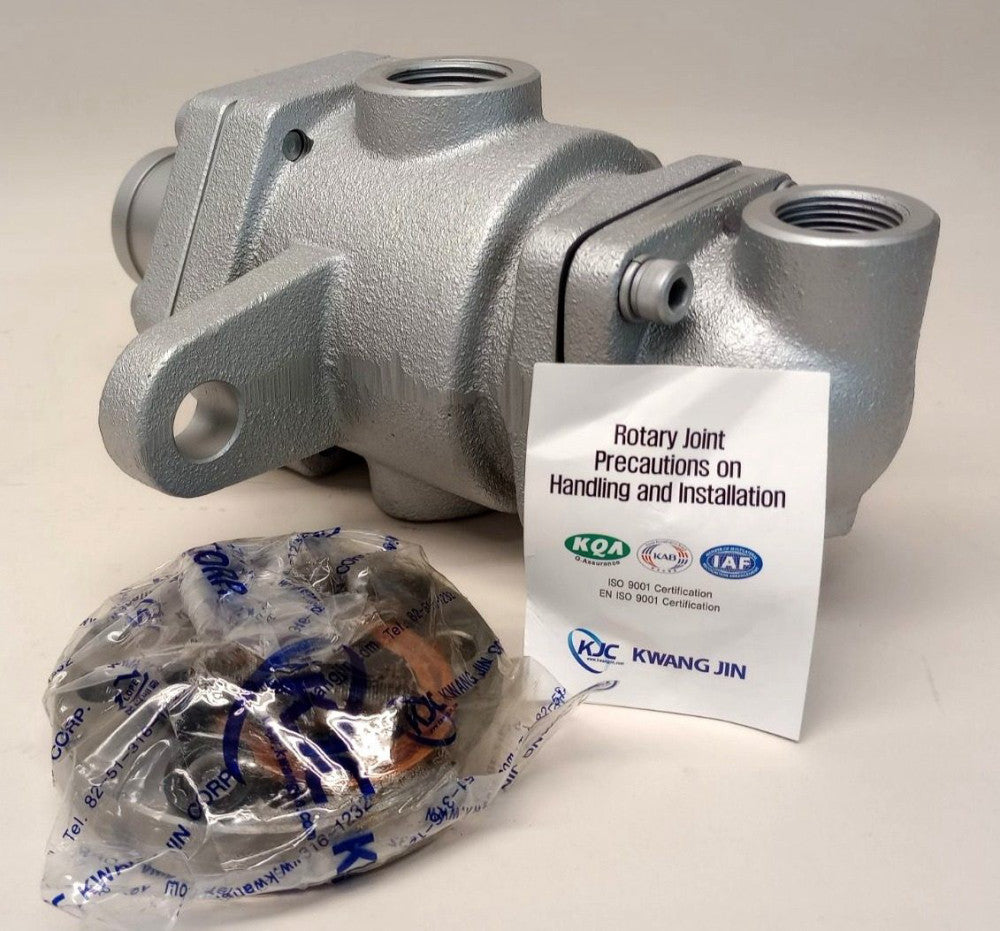 KWANG JIN KR3725-40A-o28 Rotary Joint 3/4" & 1" NPT Ports