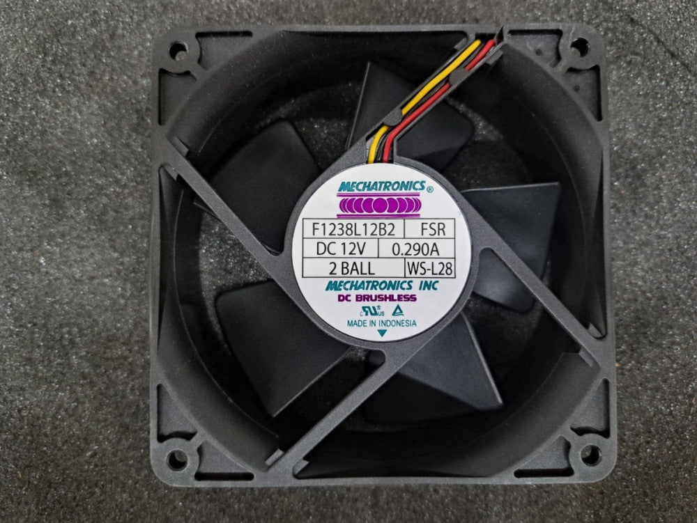 New, Mechatronics, F1238L12B2, DC Axial fan, 120x120mm, Ball, 12VDC, 360mA Fan