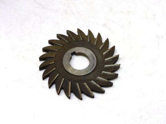 UTD Straight Side Milling Cutter 4" X 9/32" X 1" HSS 22 tooth 3-26-54