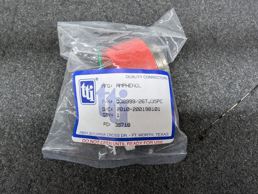 New, Amphenol, D38999/26TJ35PC, TV 128C 128#22D PIN PLUG