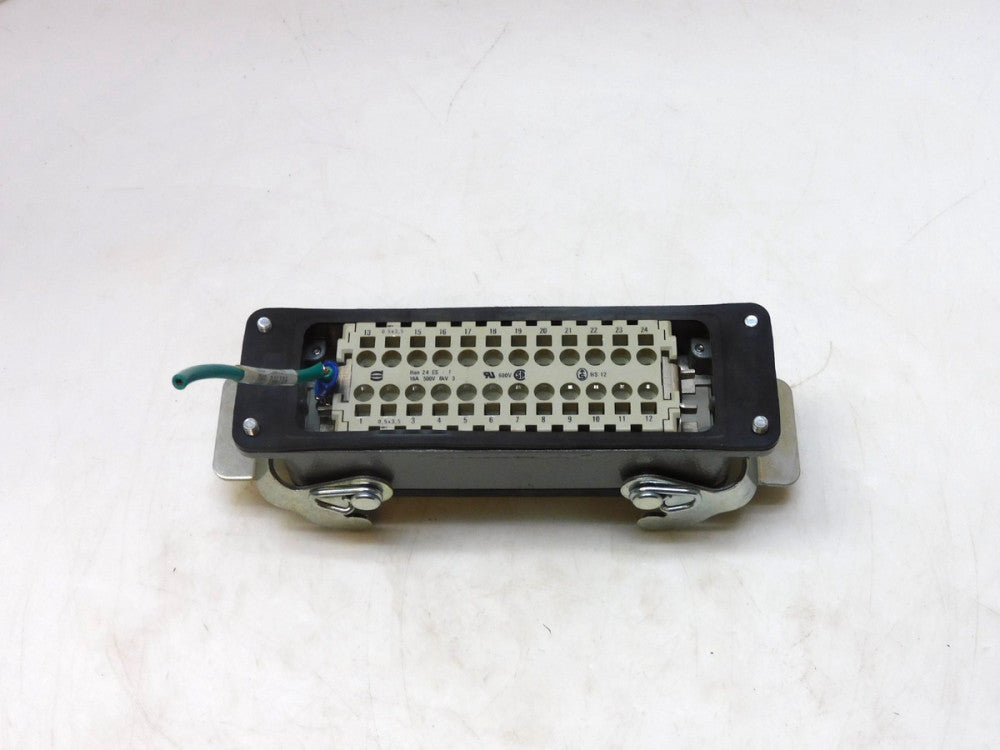 HARTING HAN 24ES-F 16A 500V 6KV 24 PIN CONNECTOR