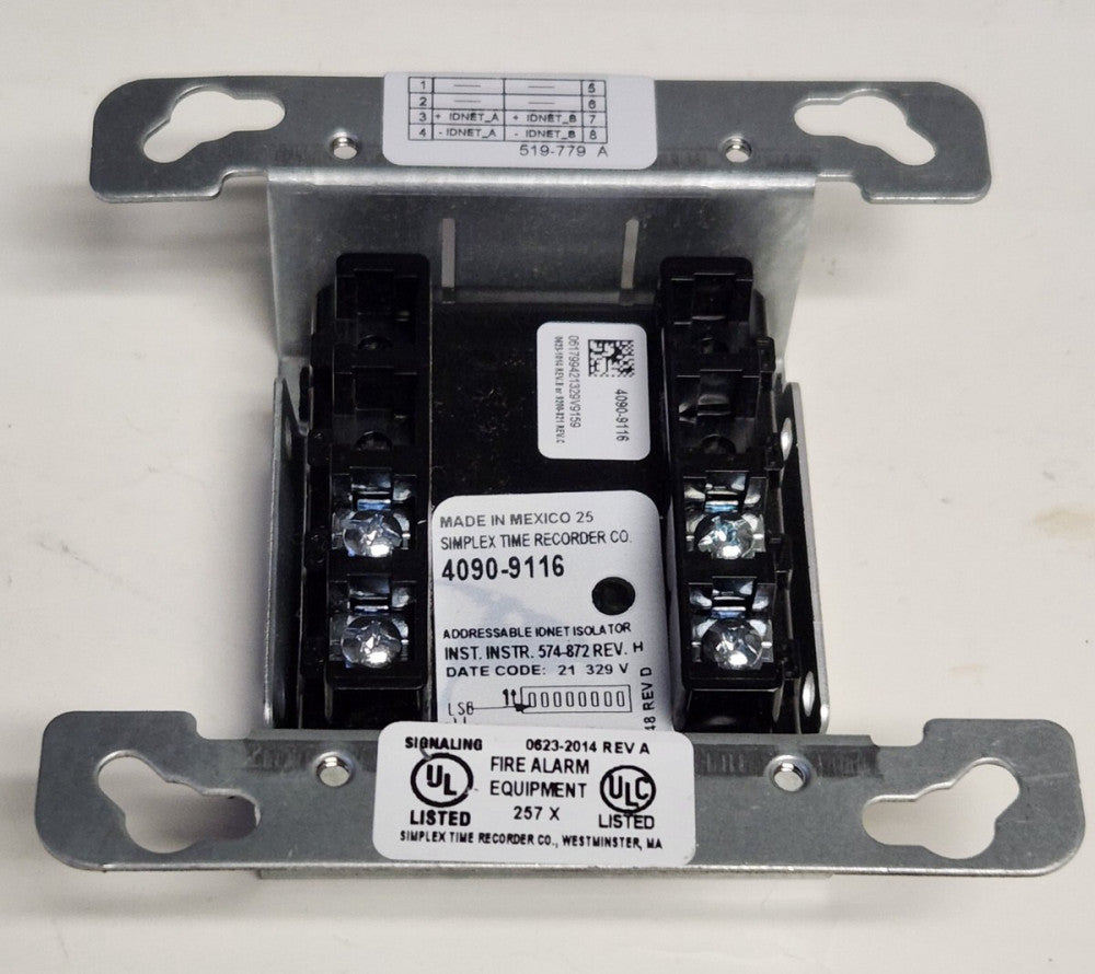 SIMPLEX 4090 9116 Addressable IDNET ISOLATOR Module 0617994