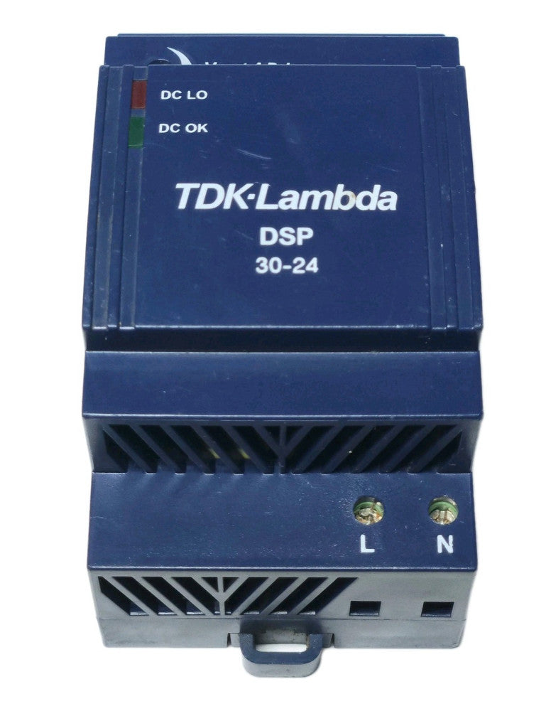 TDK LAMBD DSP 30 24 Power Supply 100/240 VAC 24 VDC 30 W