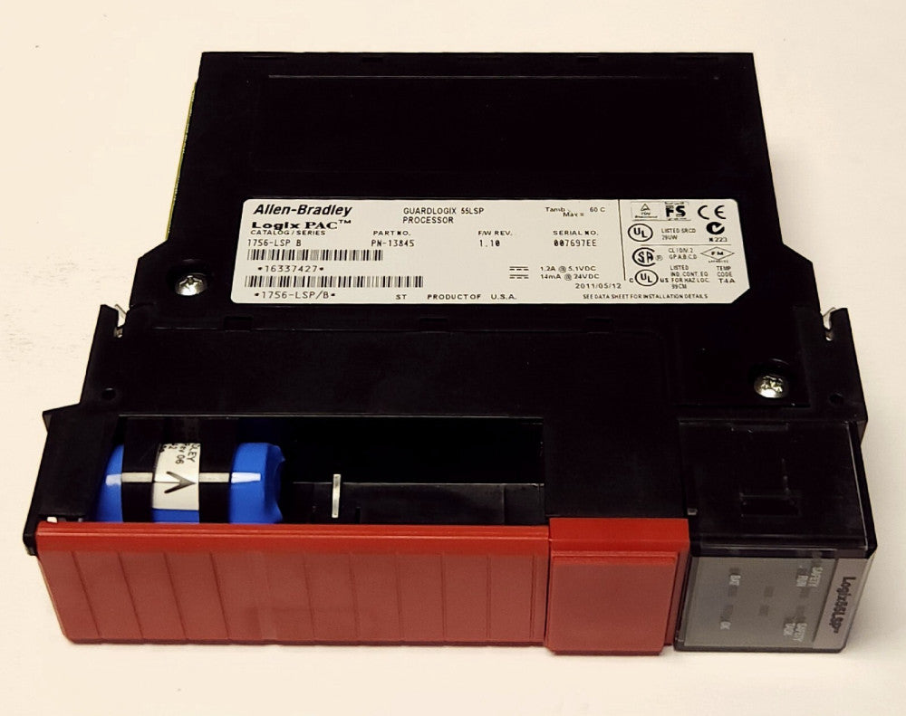 ALLEN BRADLEY 1756 LSP LOGIX 55 LSP SAFETY GUARDLOGIX 55LSP Processor Module