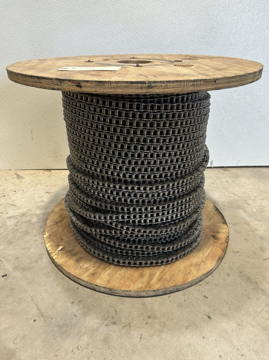 Stainless Steel Roller Chain Size 40. Approximately 300' Roll