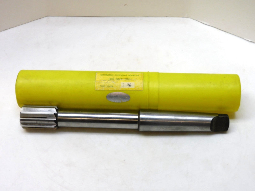 DTC 1-5/16" HSS Taper Shank Chucking Reamer 11-1/2" oal