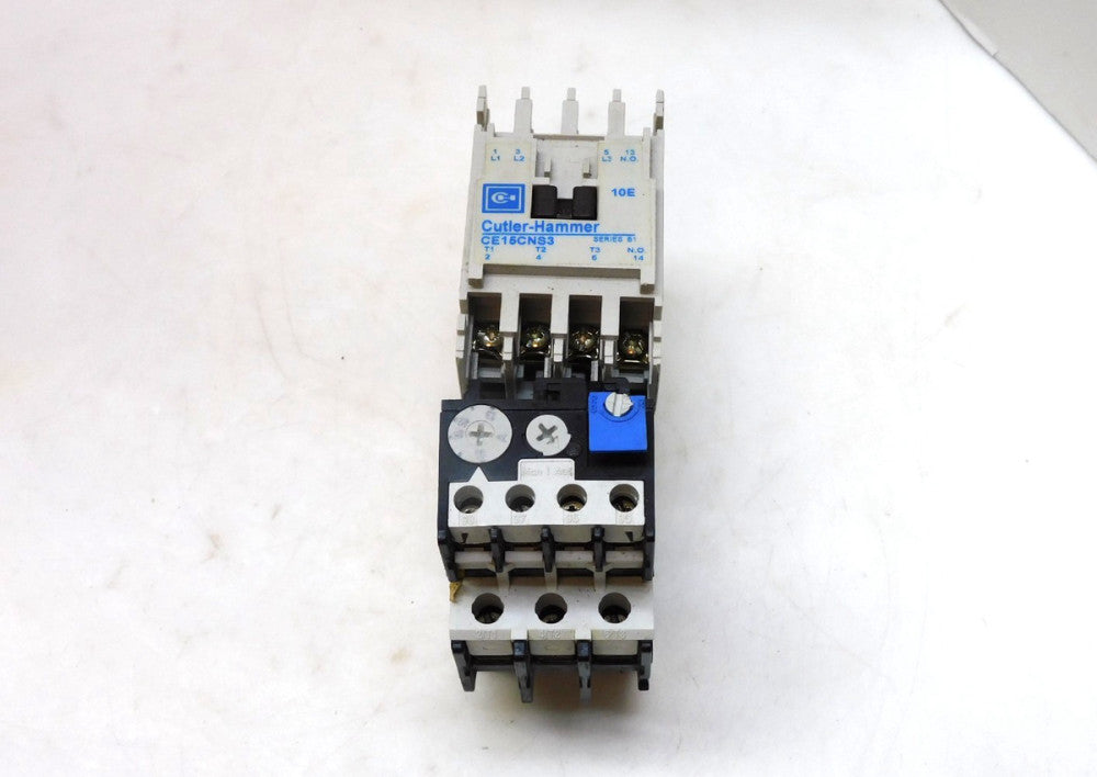 Cutler Hammer CE15CNS3 Contactor 120V Coil W/ C316FNA3* Overload Relay 1,3-1,8A