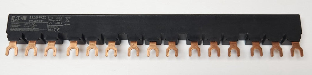 EATON B3.0/5-PKZ0 XTPAXCLKA5 44W18 PKZMO PKZ0 3 Phase Linking Buss Bar 63 AMP