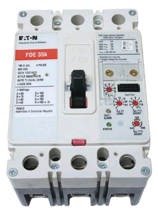 EATON FDE316032 Type FDE 60-160AMP Electronic LSI Circuit Breaker