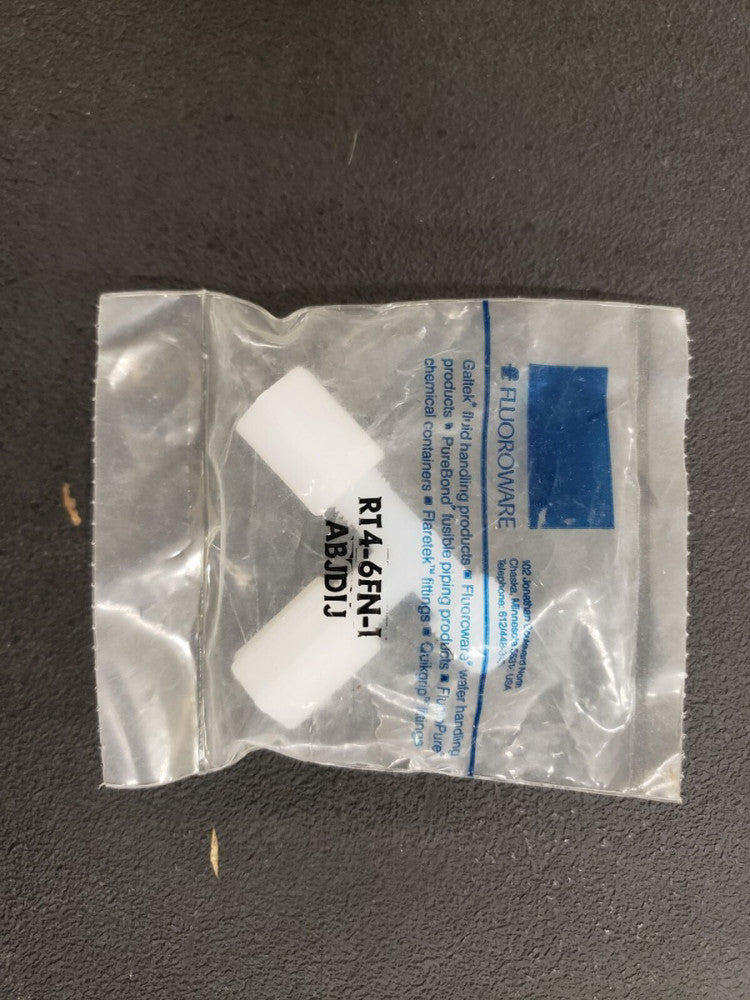 NEW, ENTEGRIS, RT4-6FN-1, T-ADAPTER, 1/4" X 1/4" X 3/8" MNPT RUN, FLA