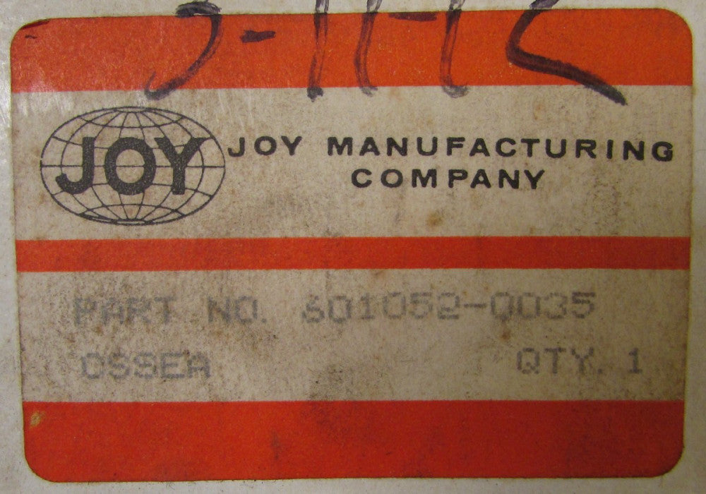 JOY WESTINGHOUSE 601052 0035 Operating Coil OSSEA 1373D18G01