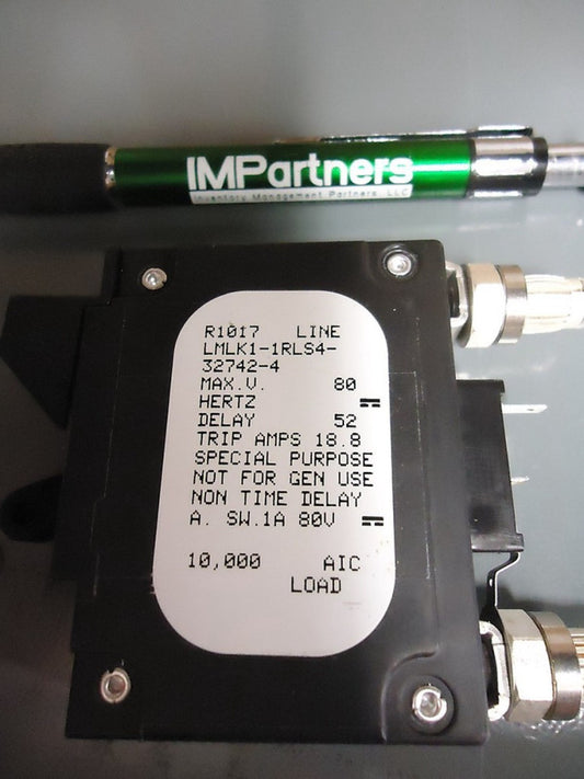 New, Airpax, LMLK1-1RLS4-32742-4 Circuit Breaker